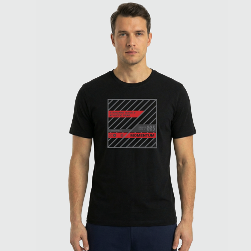 Comfort Fit Crew Neck W HD Print - 21