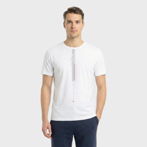 Comfort Fit Crew Neck W HD Print - 19